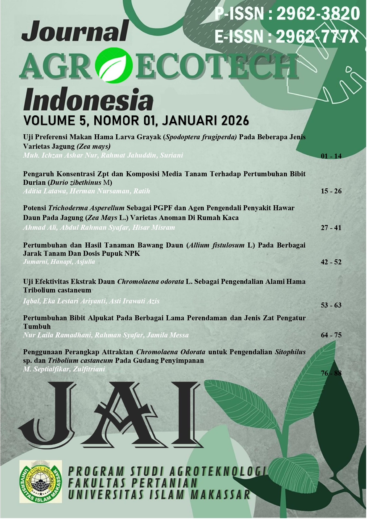 					Lihat Vol 5 No 1 (2026): Januari
				
